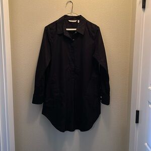 Soft Surroundings Long Black Shirt
